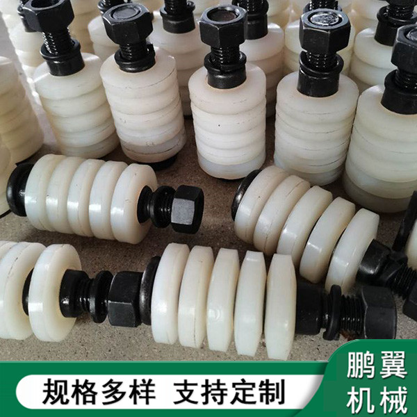 靠背銷螺栓+高強聚氨酯膠圈